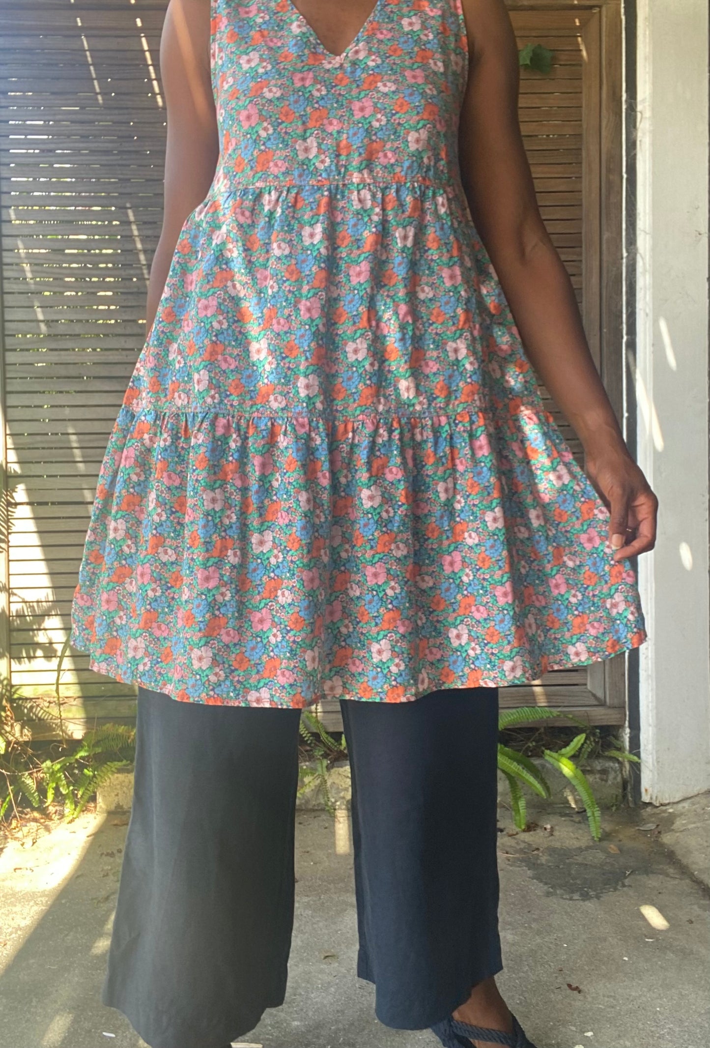 Sportscraft x Liberty linen dress, size 10