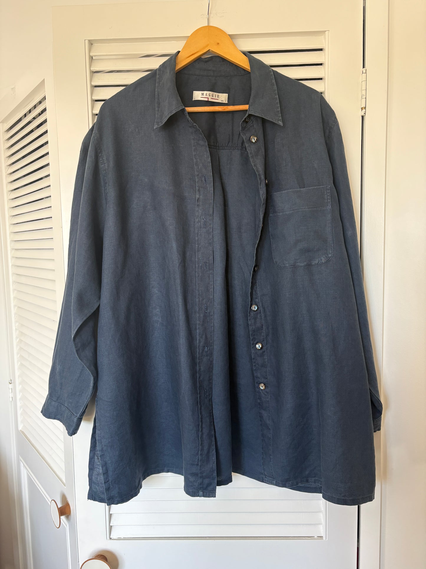 Maggie linen shirt, 10-16