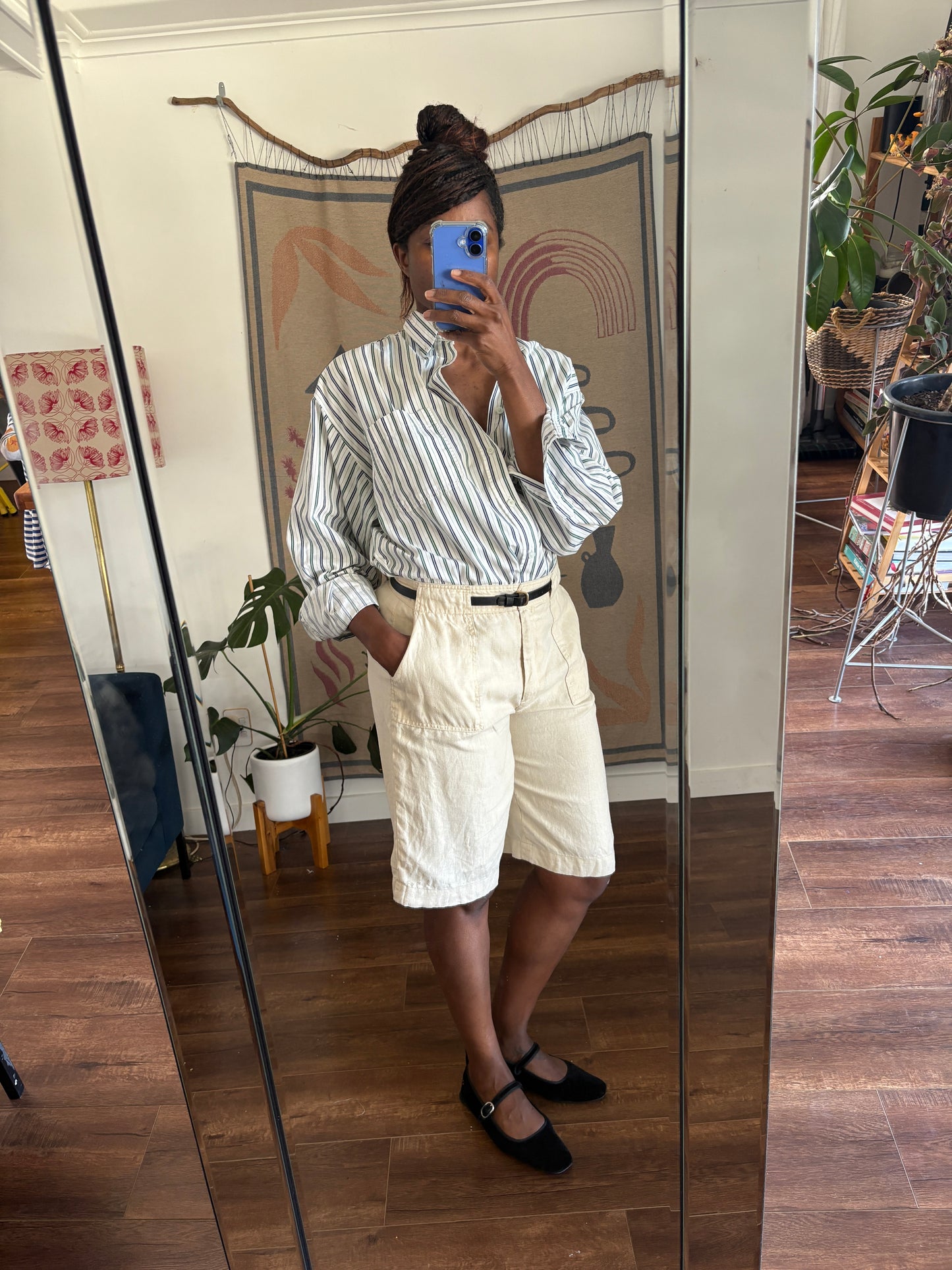 Trenery linen shorts, 10
