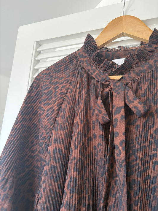 Ella J leopard print top, 10-14