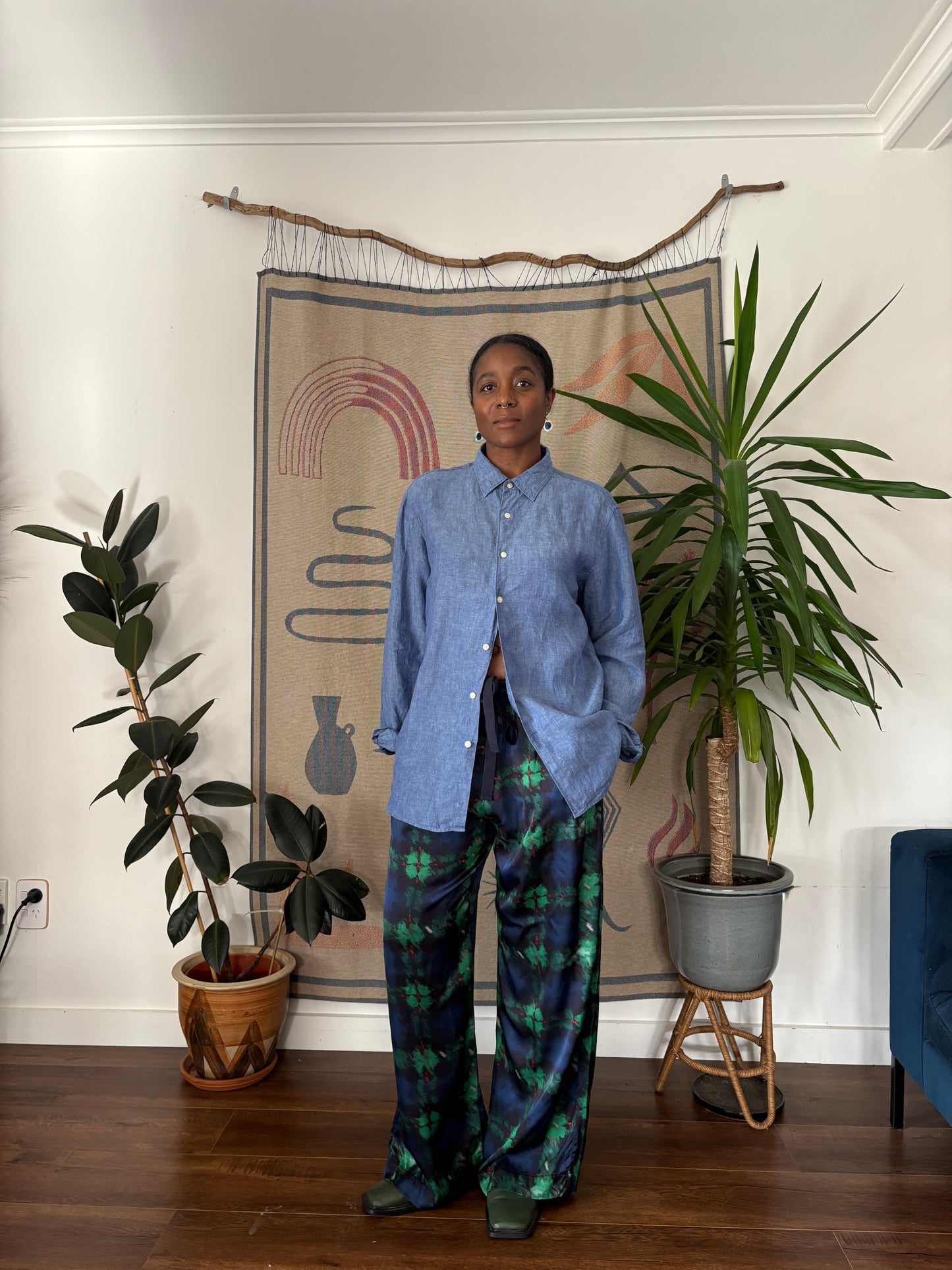 Uniqlo linen shirt, 10-12