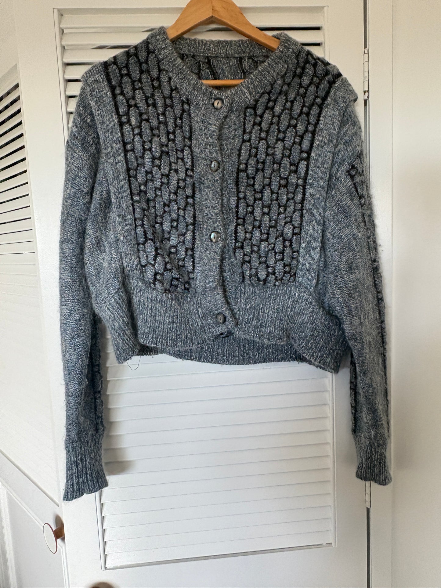 Hand knit cardi, 10-12