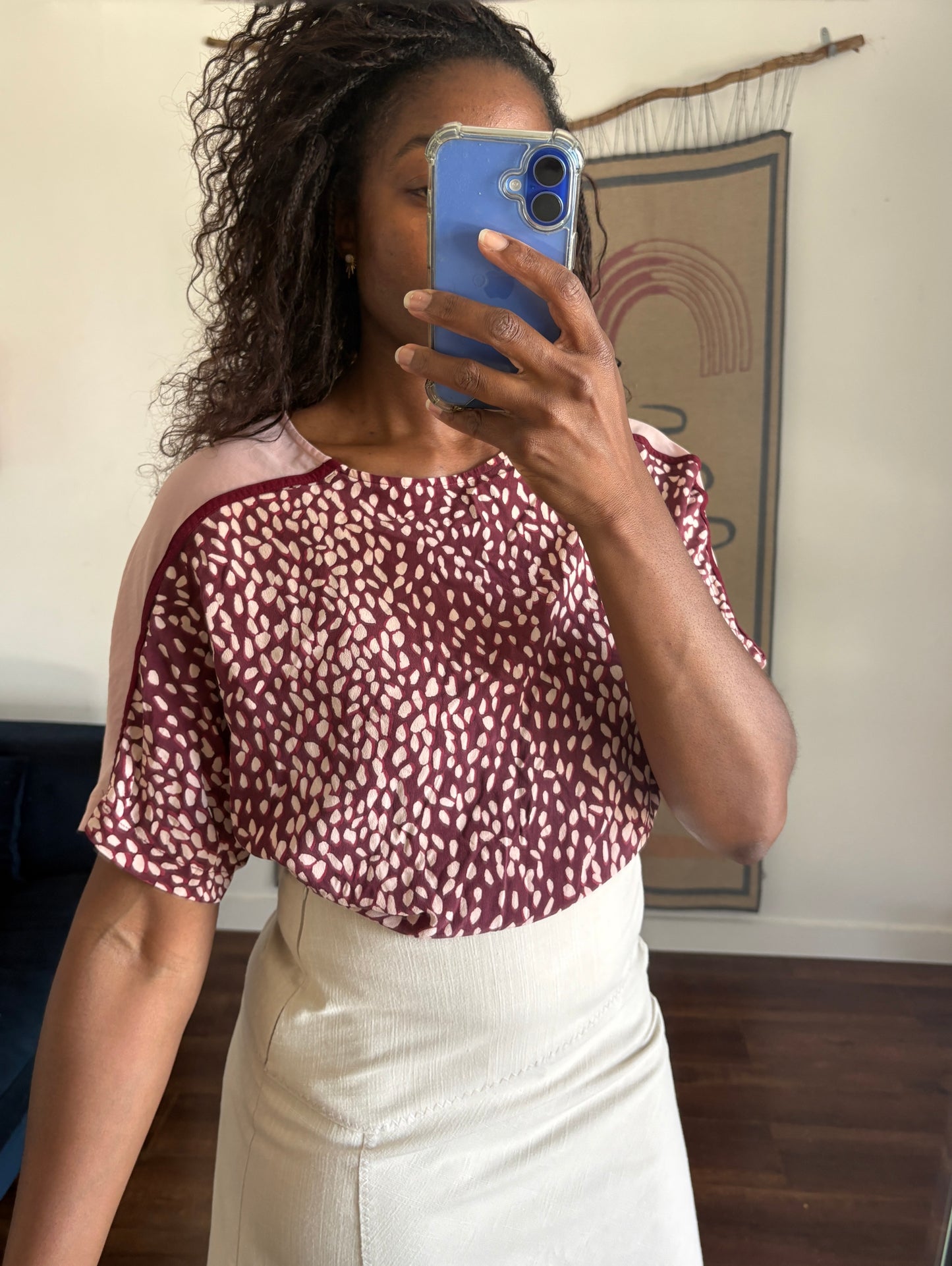 Moochi silk top, 8