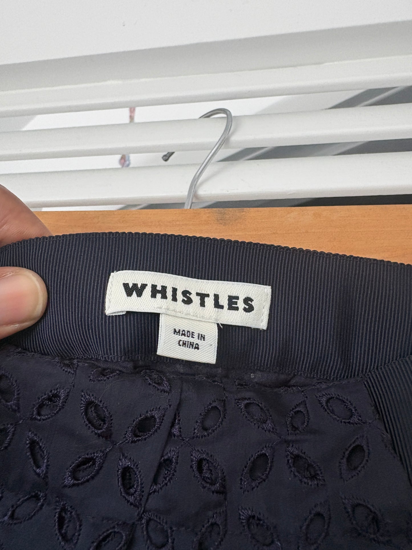 Whistles broderie skirt, 12