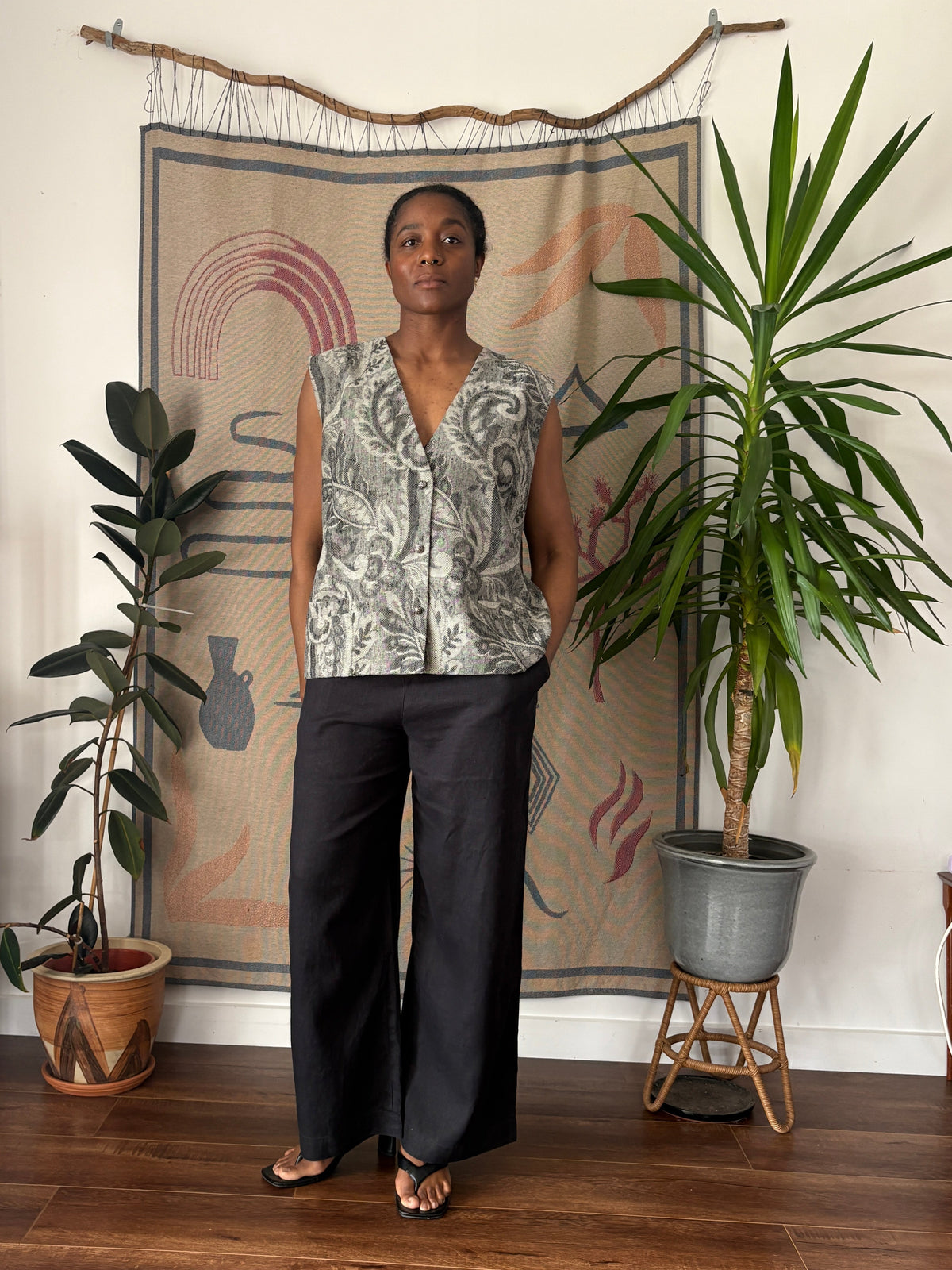 Rosemarie Miller Haute Couture vest, 10-14