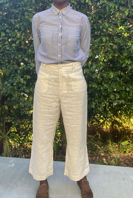 Zest linen trousers, size 12
