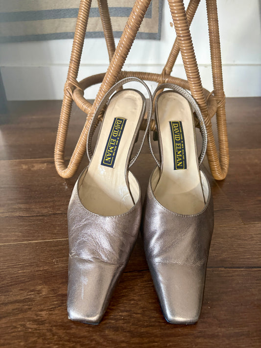 David Elman slingbacks, eu 38.5