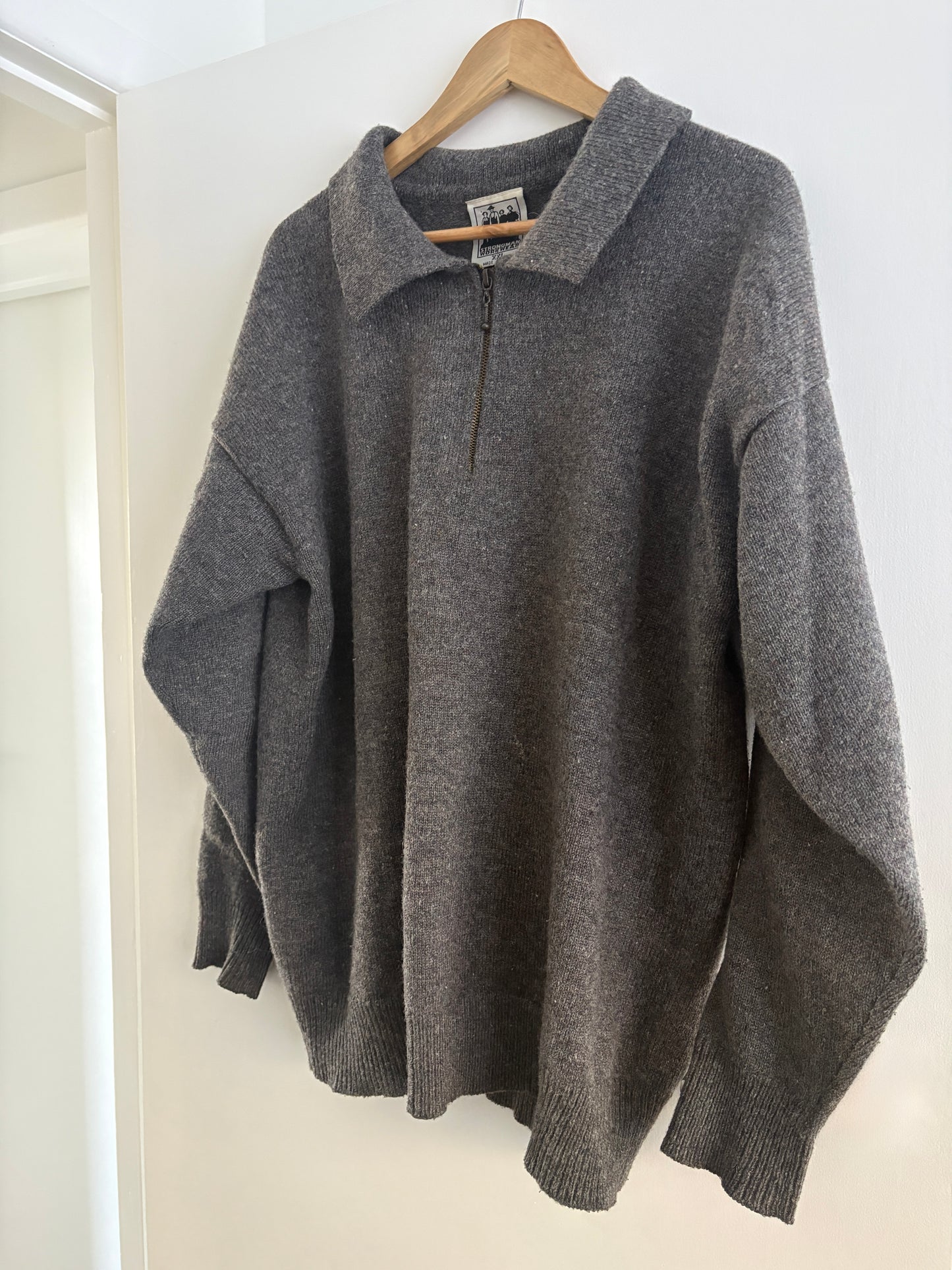 Workwear wool sweater