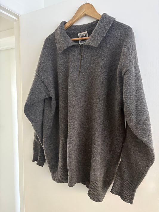 Workwear wool sweater