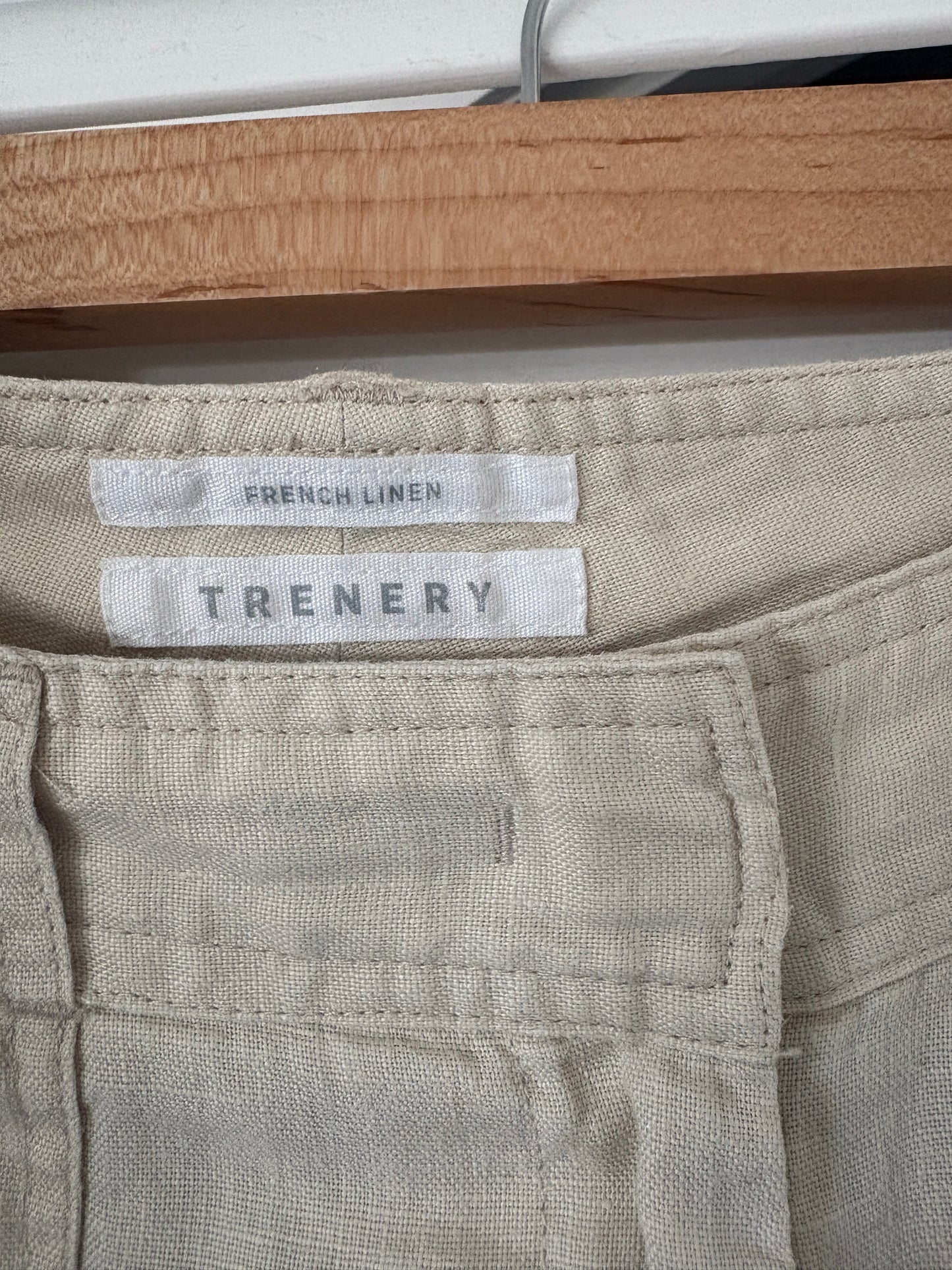Trenery linen shorts, 10