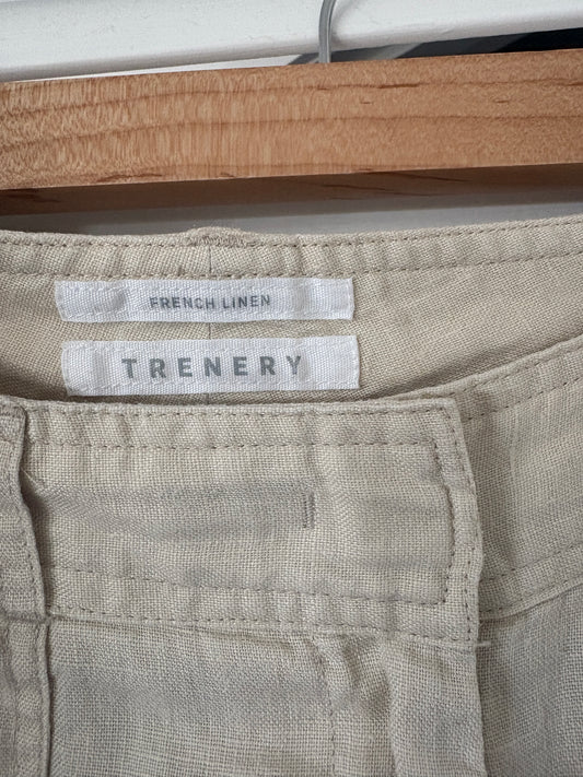 Trenery linen shorts, 10