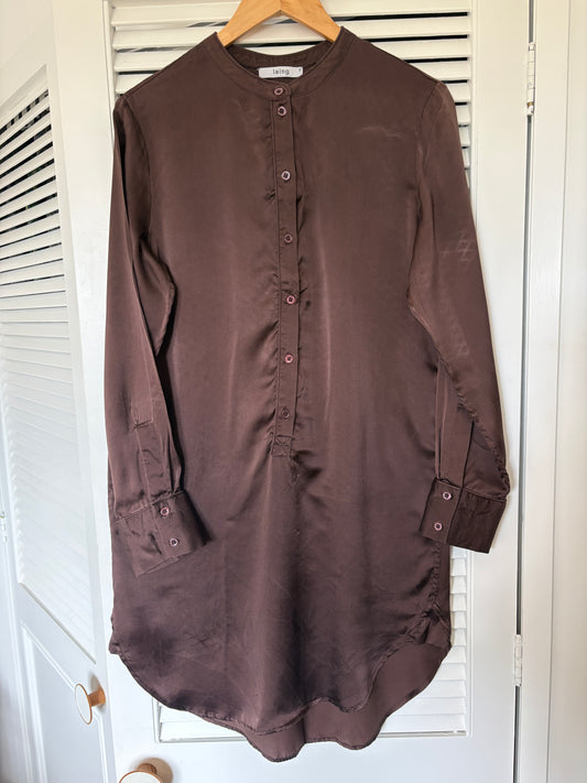 Laing silk dress, 8-10
