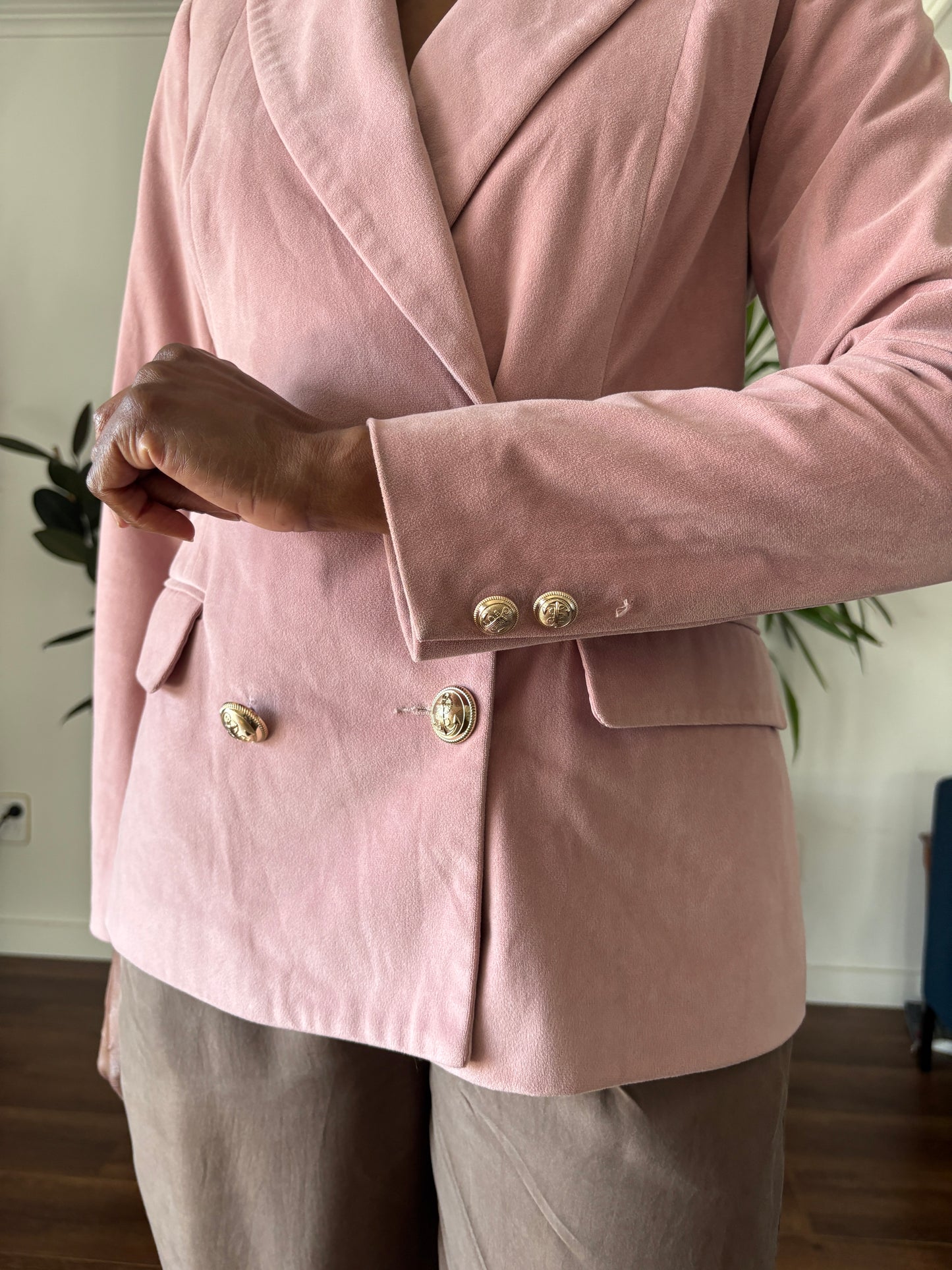 Ruby velvet jacket, 10