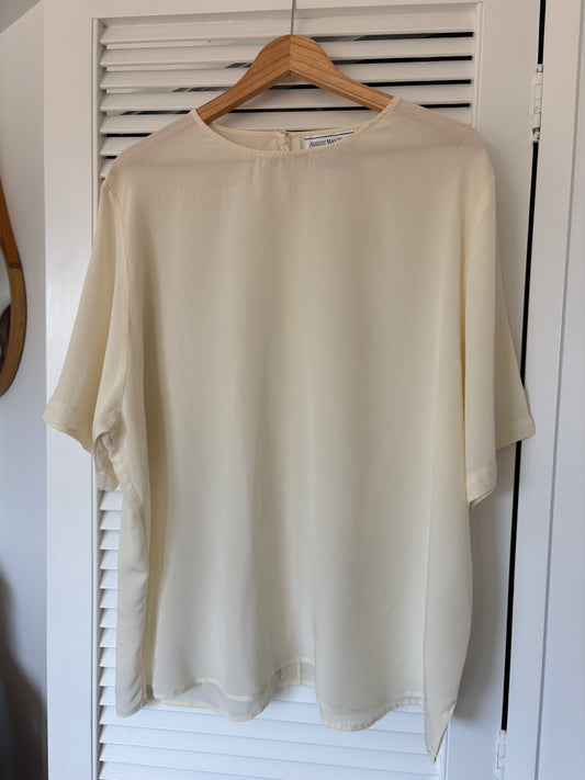 August Max Woman silk top, 16-18