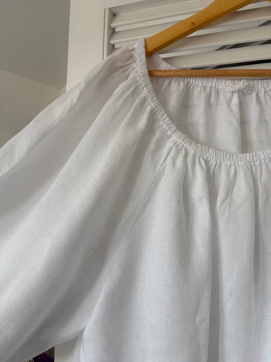 Zest linen top, 18