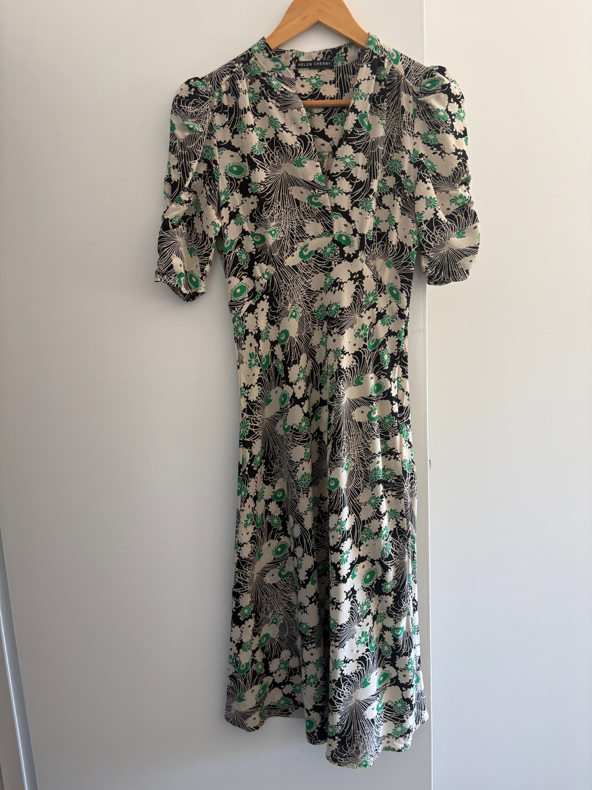 Helen Cherry silk dress, 10