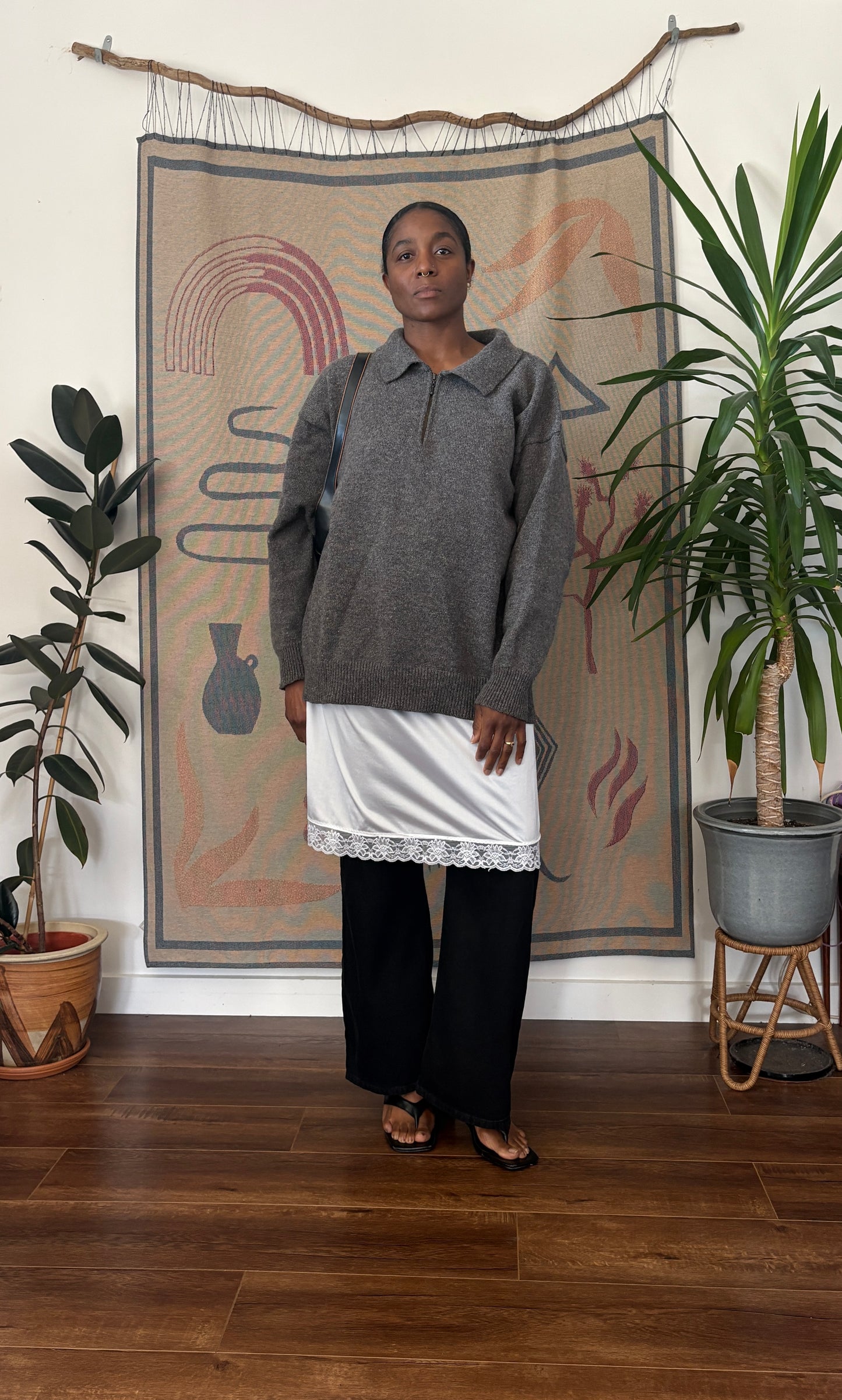 Workwear wool sweater