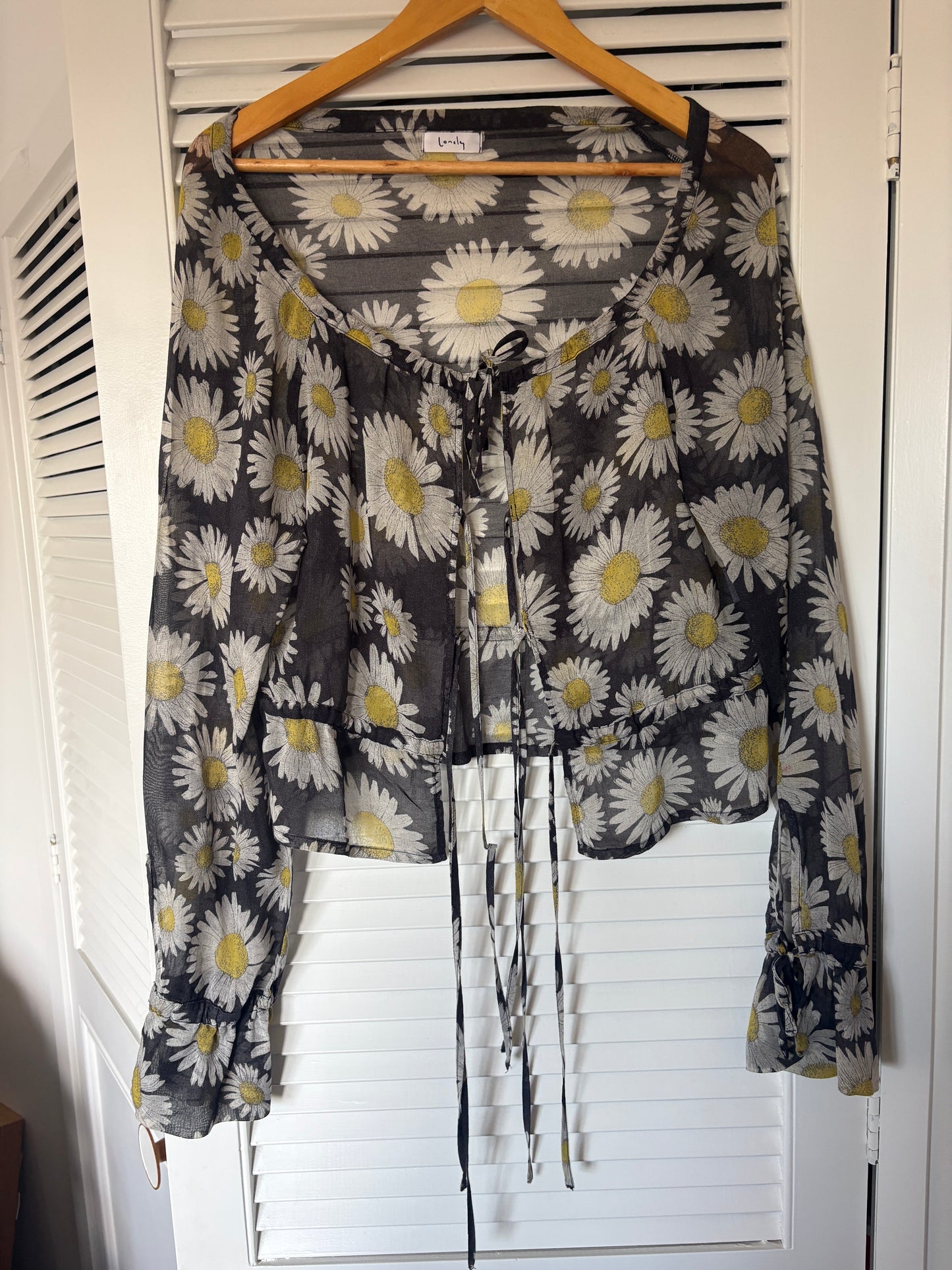 Lonely semi-sheer top, 10