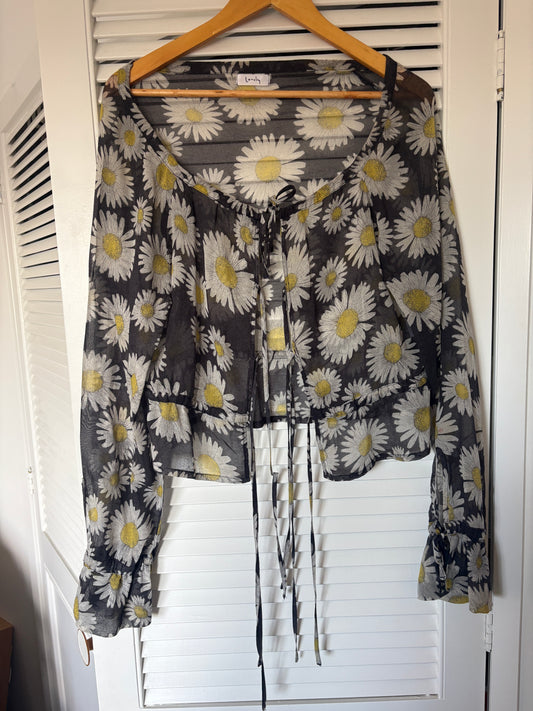 Lonely semi-sheer top, 10