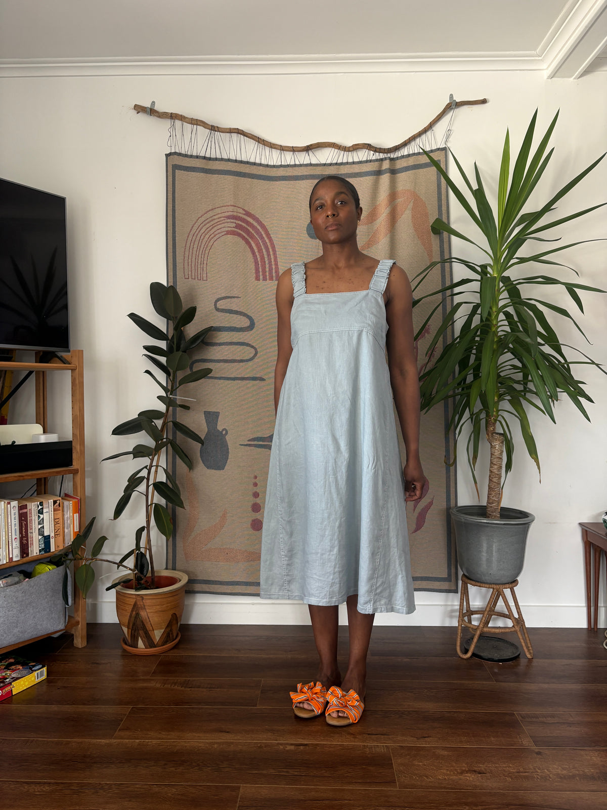 JAG linen dress, 12-14