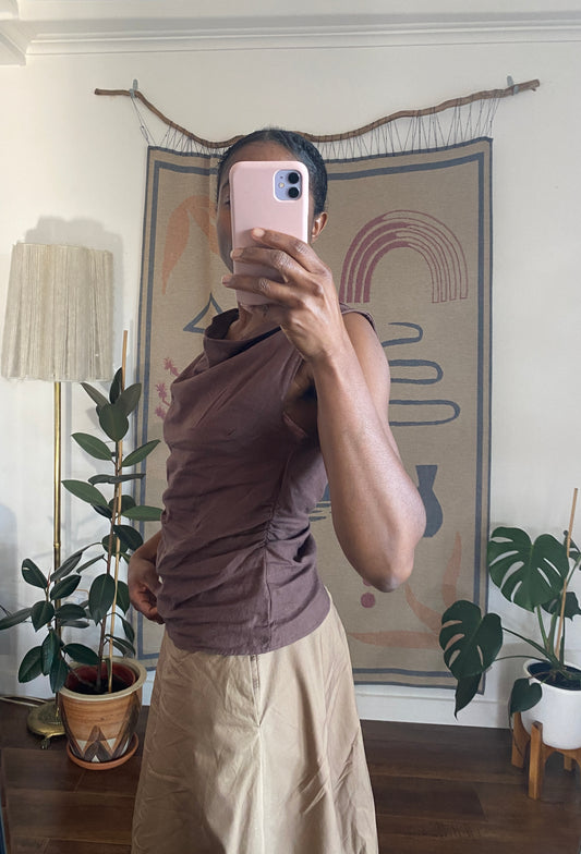 Glassons linen top, 10-12