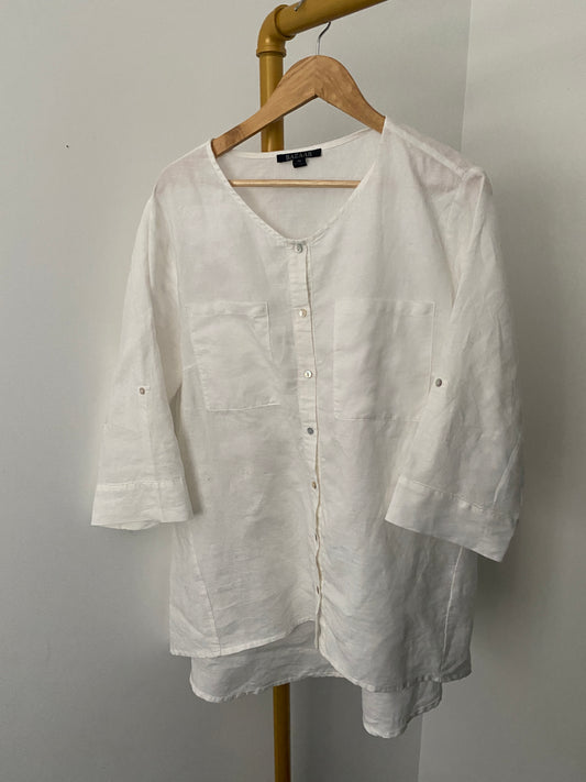 Bazaar linen shirt, 10-16