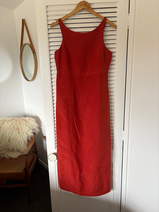 Linen/silk dress, 10