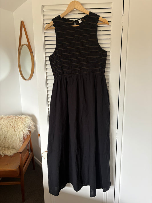 Black Cotton maxi, 10-12