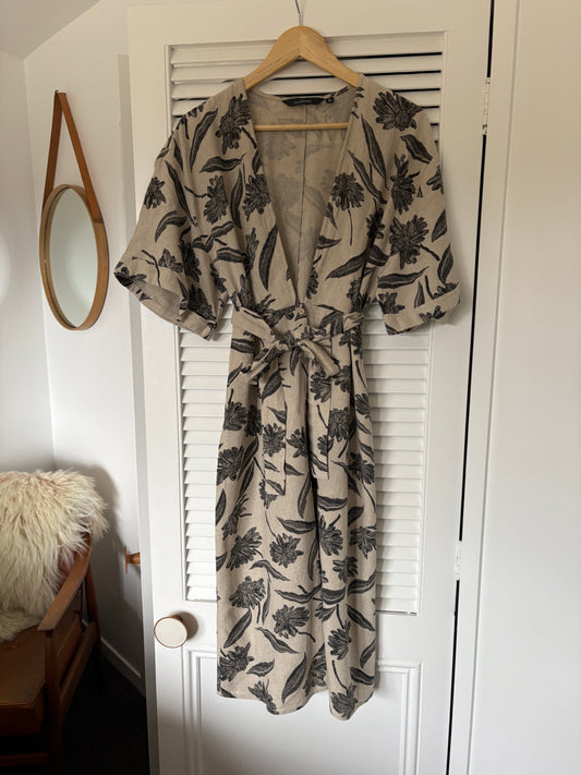Glassons linen-blend dress, 10-12