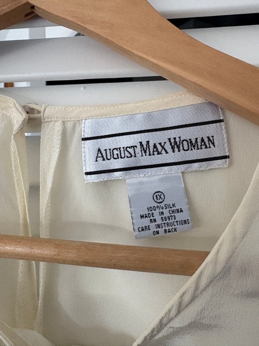 August Max Woman silk tee, 10-16
