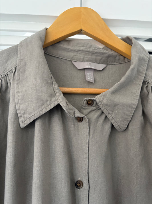 H&M linen/viscose top, 10-16 DODF