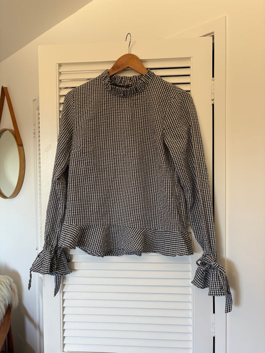 ATMOS&HERE crinkle top, 8-10