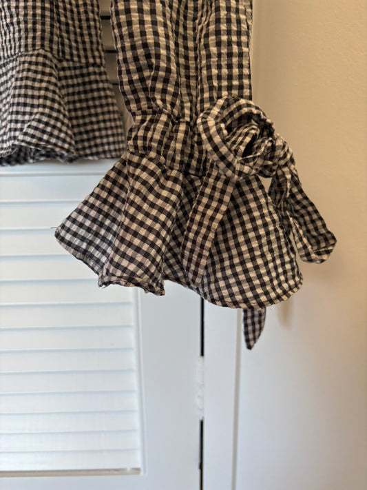 ATMOS&HERE crinkle top, 8-10