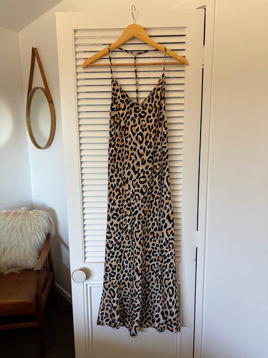Ache leopard print dress, 10
