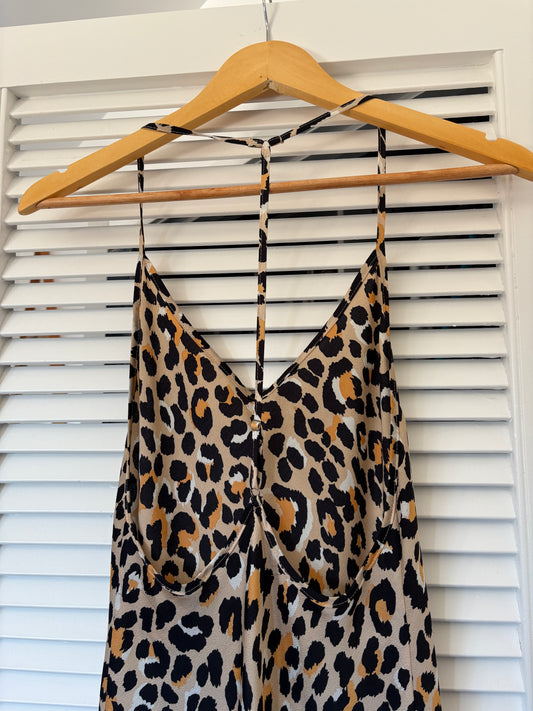 Ache leopard print dress, 10