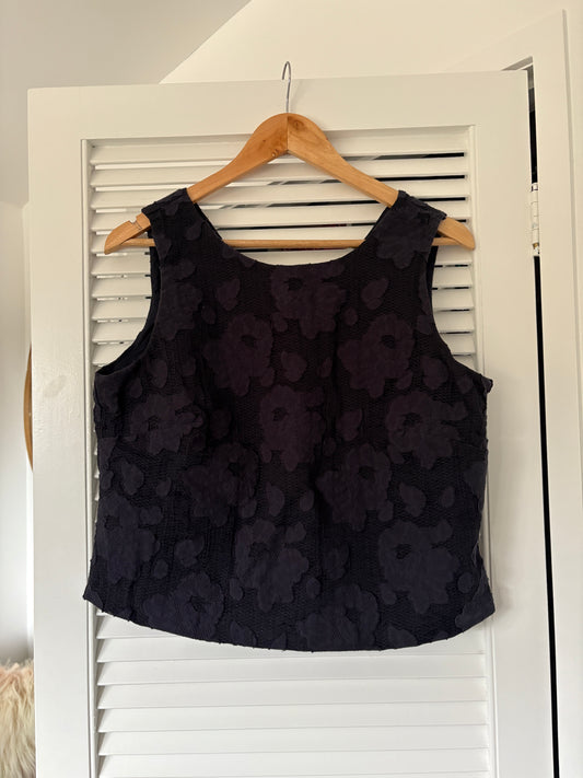 M&S floral top, 10